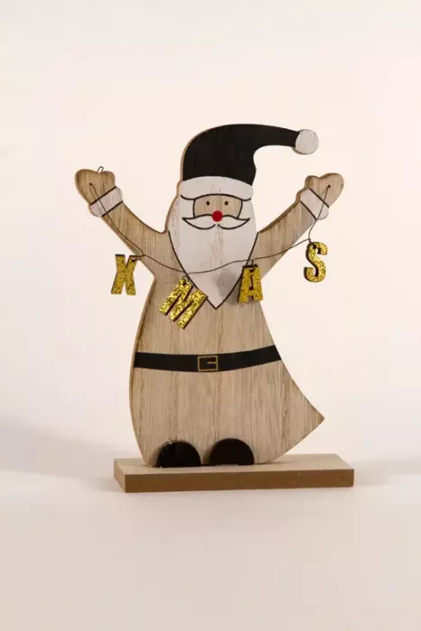 Preview: Nikolaus aus Holz mit 