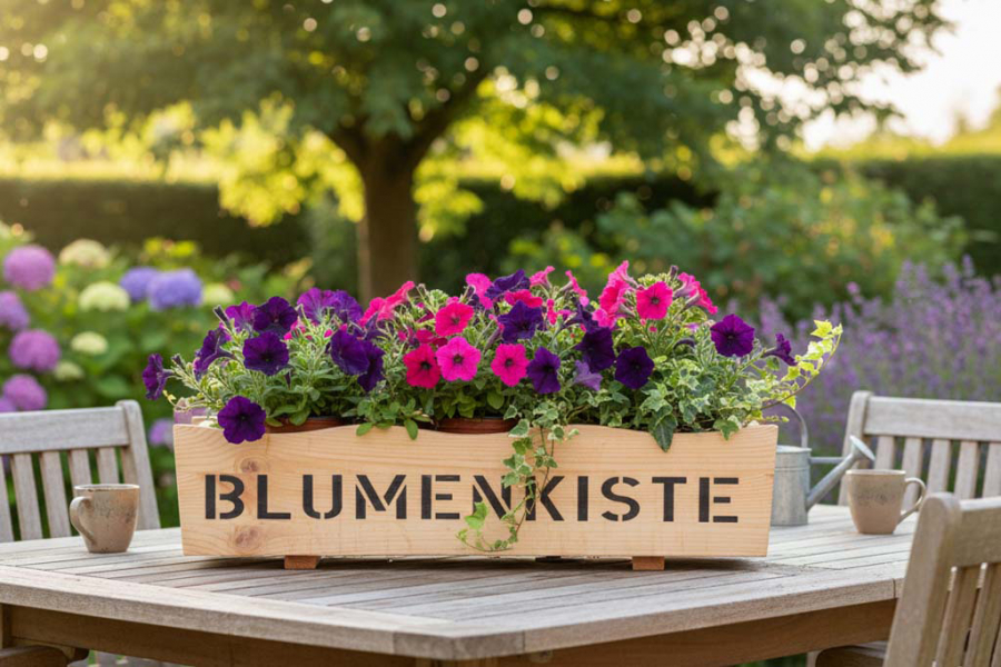 Preview: Pflanzkasten - Blumenkiste aus Kiefernholz