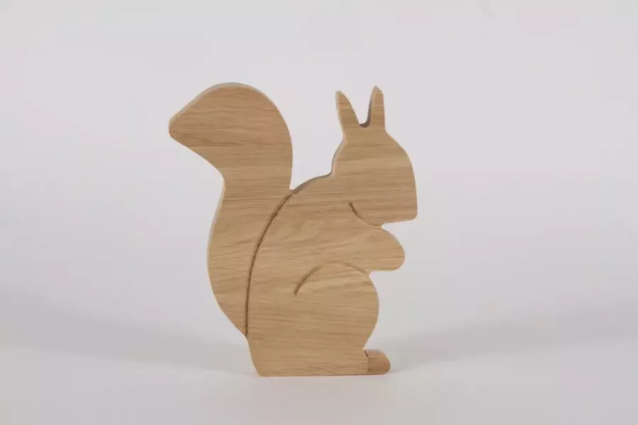 Preview: Eichhörnchen aus Holz Eiche