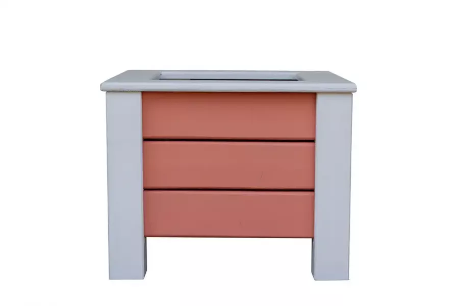Preview: Pflanzkasten Apricot aus Holz