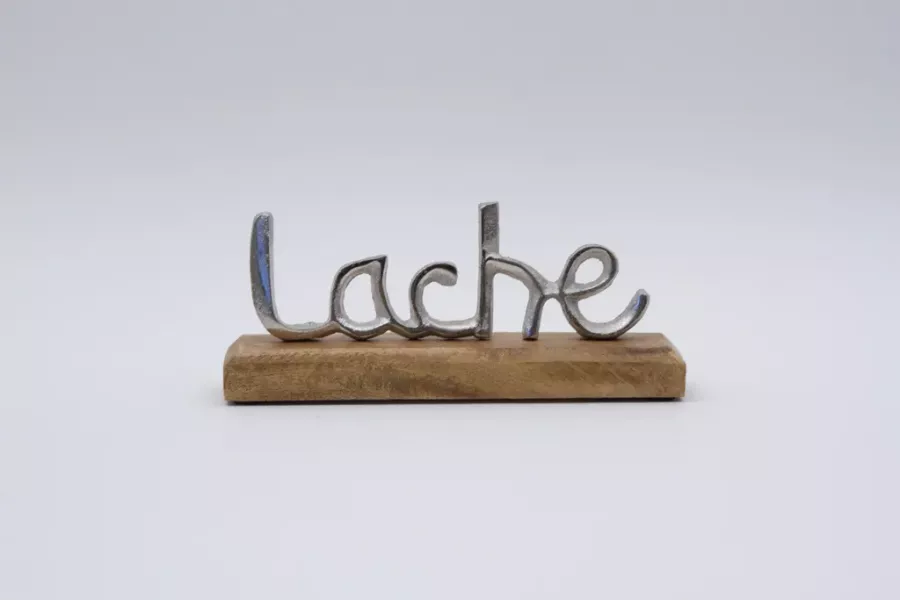 Schriftzug Lebe Liebe Lache 3er-Set