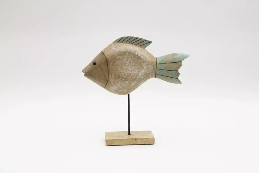 Preview: Fisch aus Holz – maritime Dekoration jetzt online bestellen