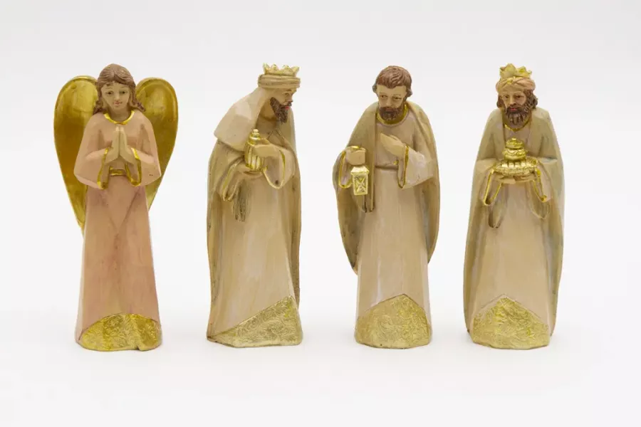 Komplettes 10-teiliges Polyresin Krippenset – hochwertige Weihnachtsdekoration für stilvolle Festtage, jetzt bestellen