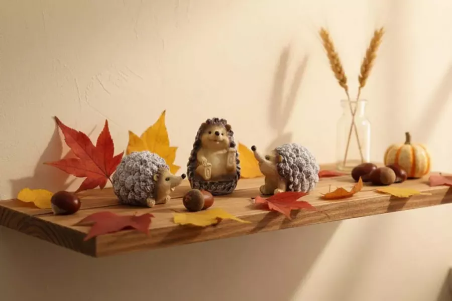 Igel Dekofigur liegend aus Kunststein – süße Tierdeko jetzt kaufen