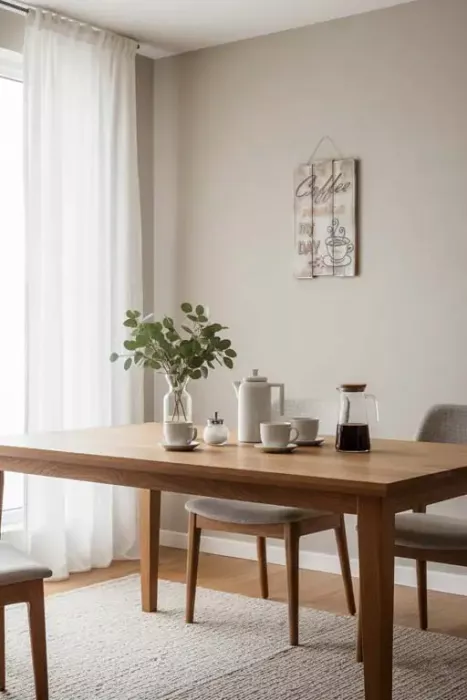 Wandbild „Coffee Make My Day“ – rustikale Vintage-Kaffee-Dekoration für Küche und Wohnbereich