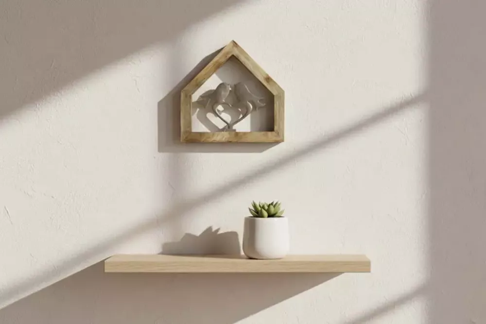 Metall Wandhänger Vogel im Haus – Deko für Wand oder Fenster im Landhausstil