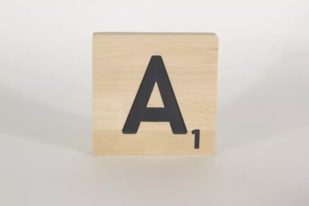 Holzbuchstaben Buchstabensteine Buche A