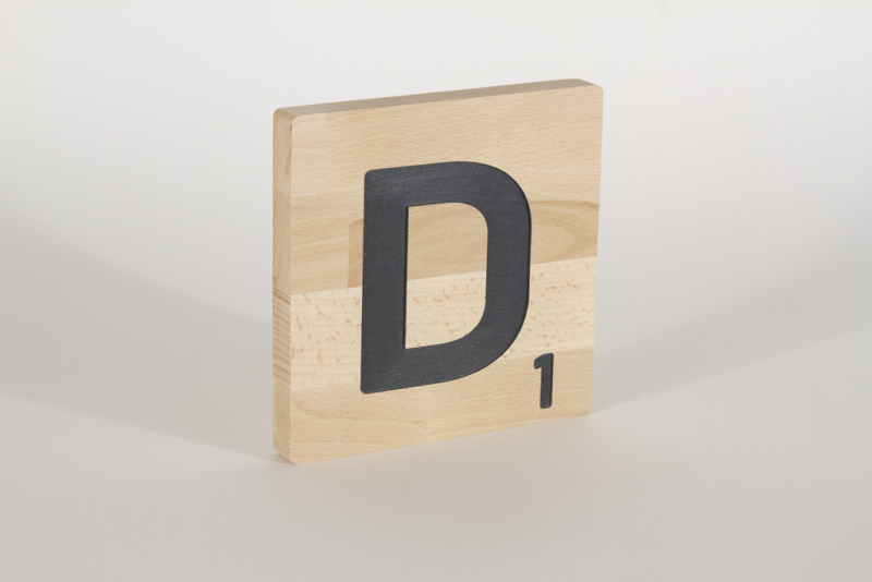 Holzbuchstaben Buchstabensteine Buche D
