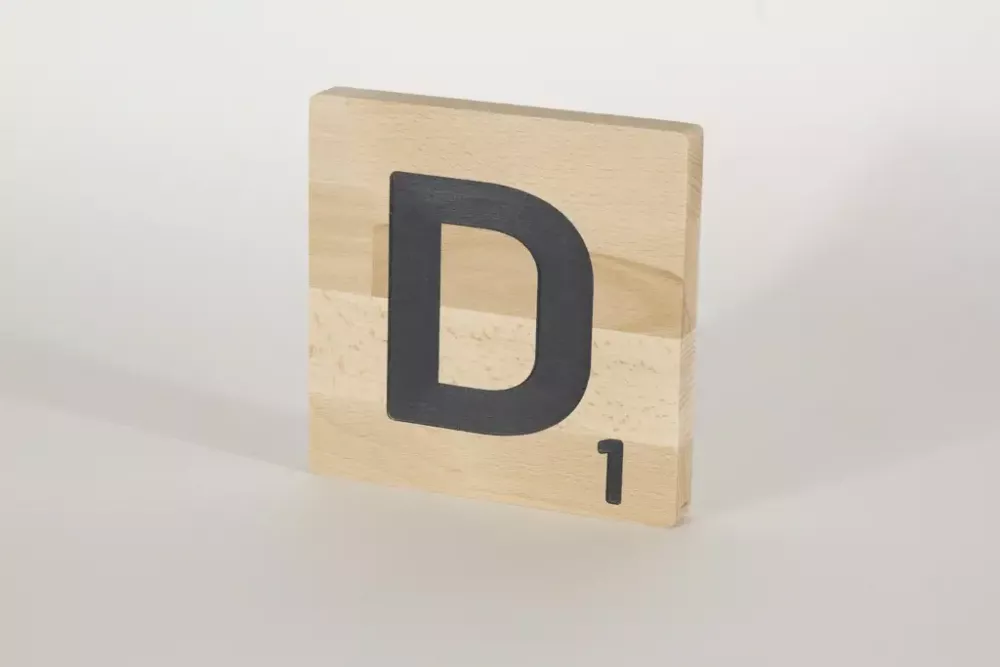 Holzbuchstaben Buchstabensteine Buche D