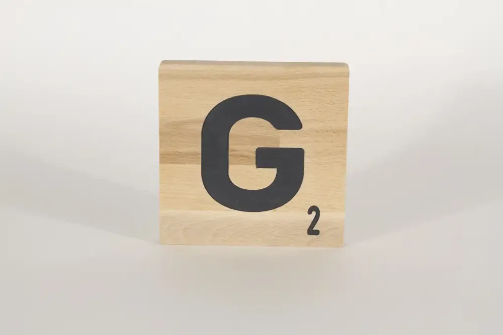 Holzbuchstaben Buchstabensteine Buche G