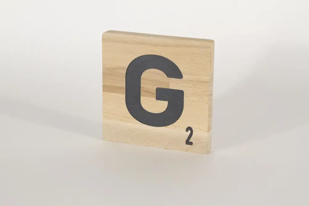 Holzbuchstaben Buchstabensteine Buche G