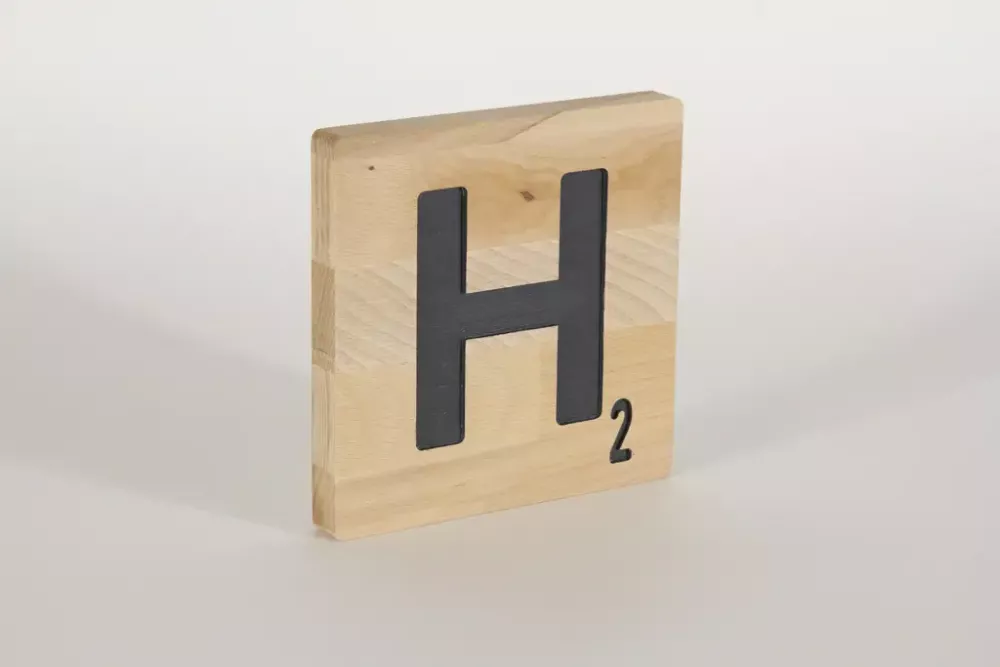 Holzbuchstaben Buchstabensteine Buche H