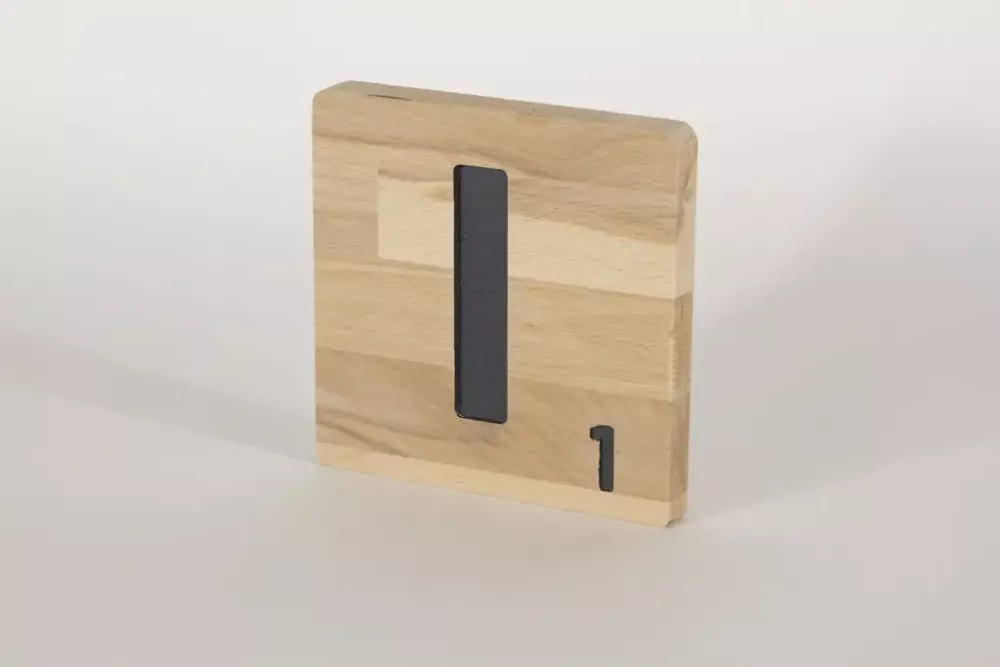 Holzbuchstaben Buchstabensteine Buche I