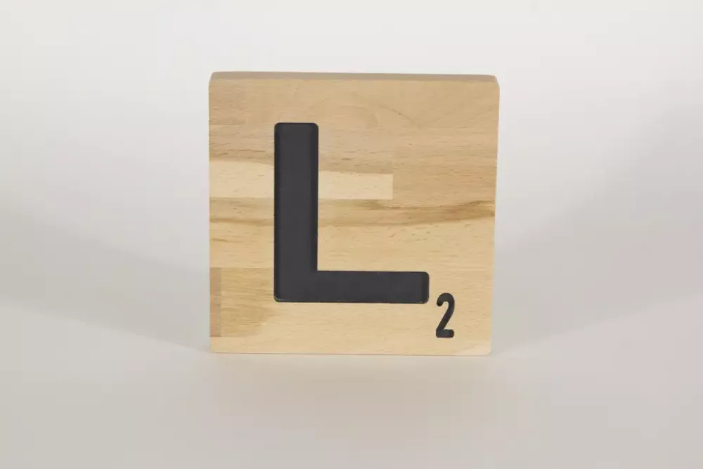 Holzbuchstaben Buchstabensteine Buche L