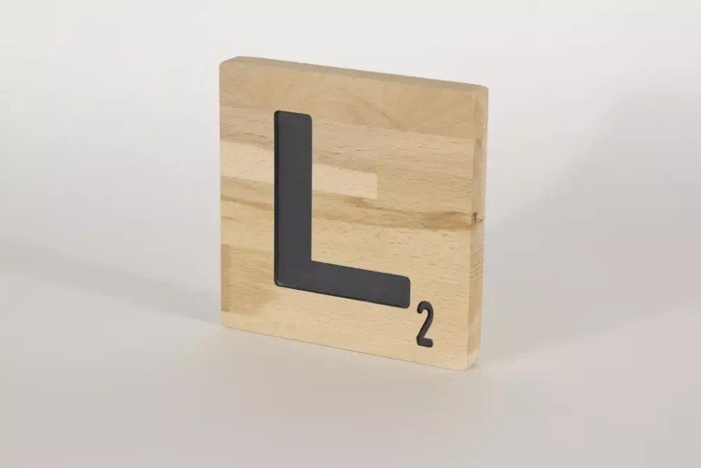 Holzbuchstaben Buchstabensteine Buche L