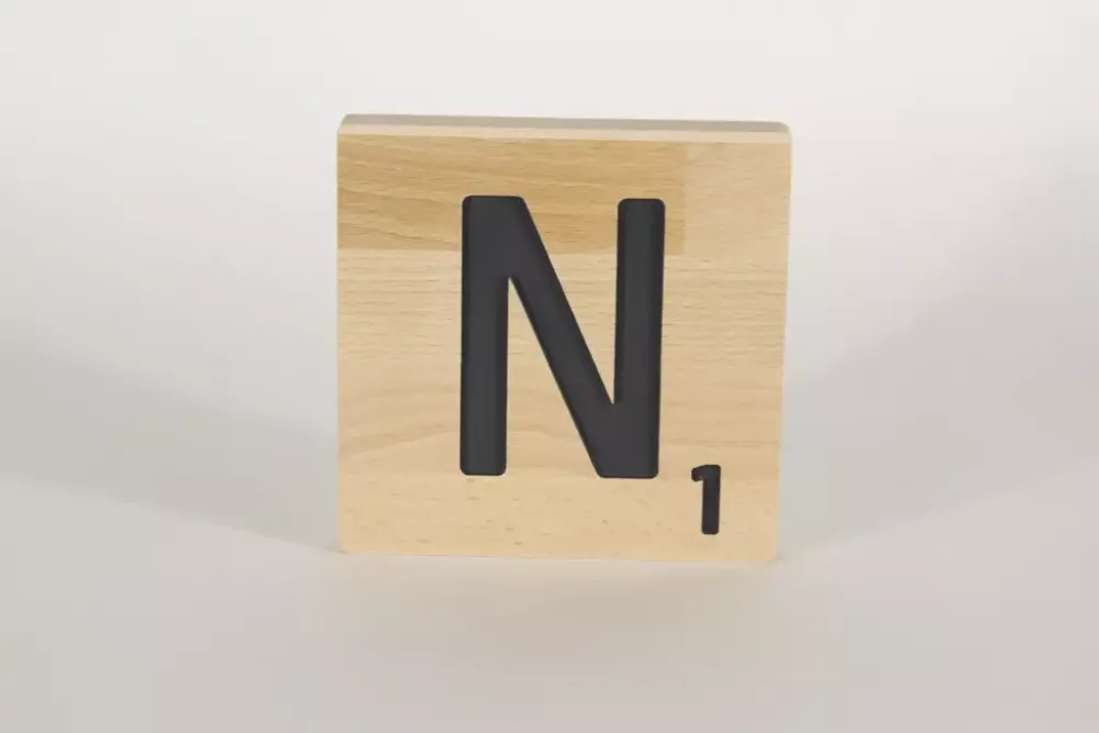 Holzbuchstaben Buchstabensteine Buche N