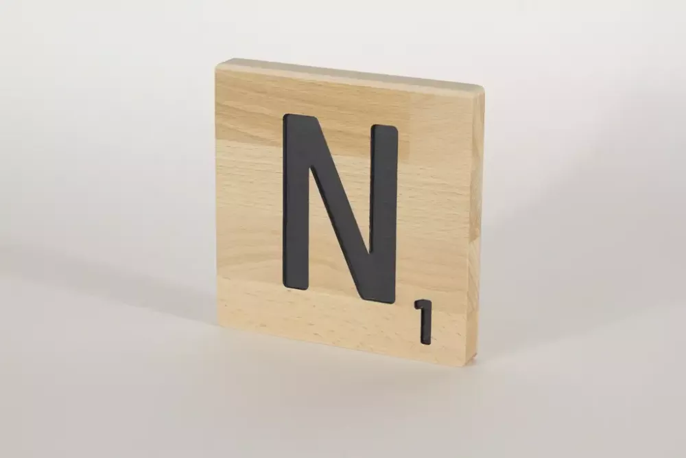 Holzbuchstaben Buchstabensteine Buche N