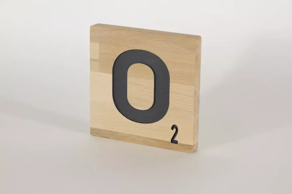 Holzbuchstaben Buchstabensteine Buche O