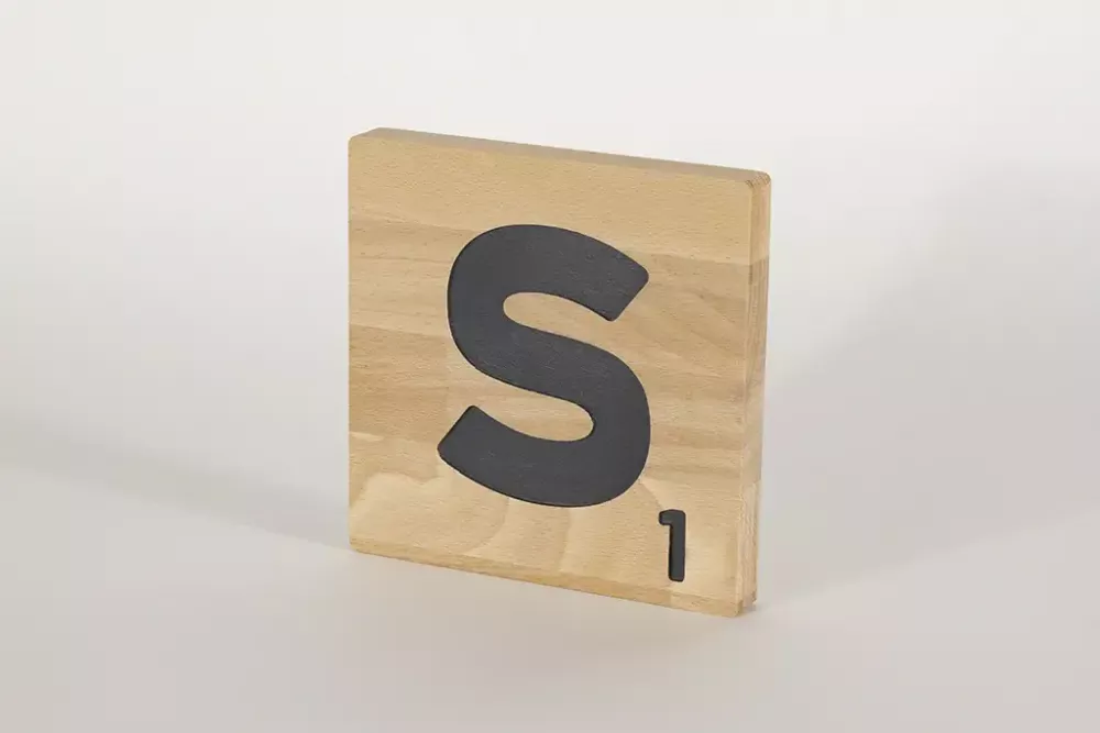 Holzbuchstaben Buchstabensteine Buche S
