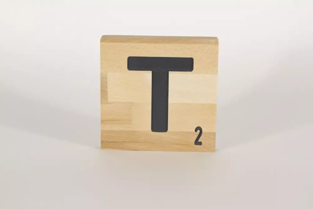 Holzbuchstaben Buchstabensteine Buche T