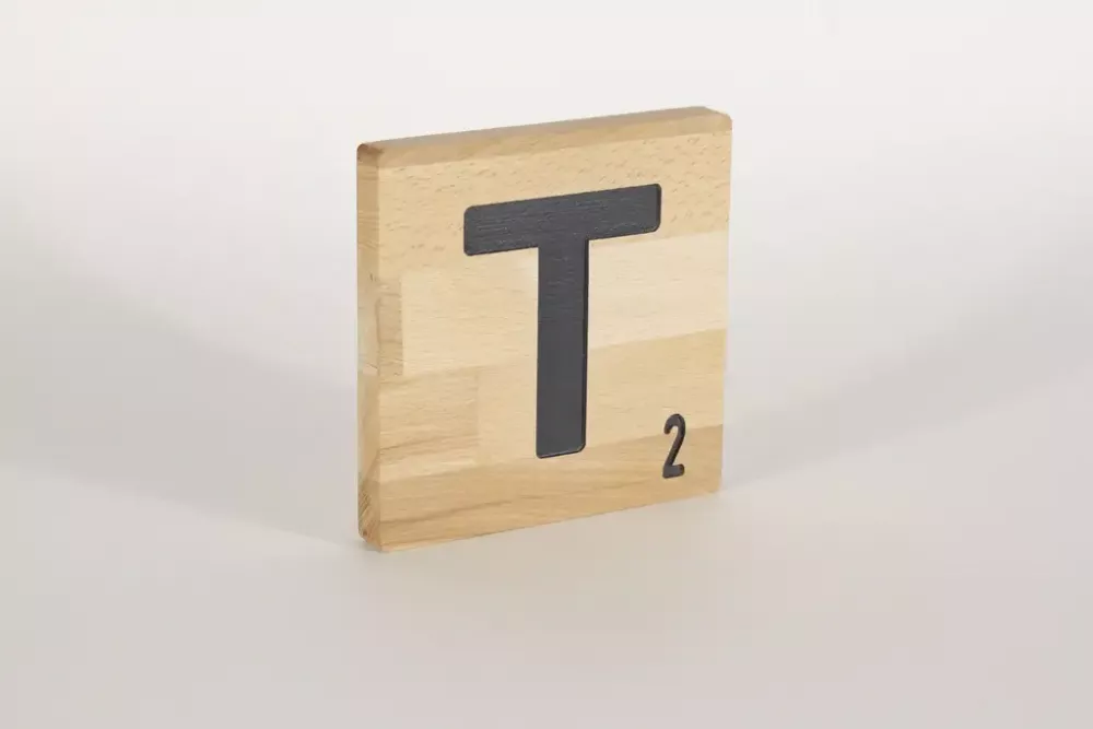 Holzbuchstaben Buchstabensteine Buche T