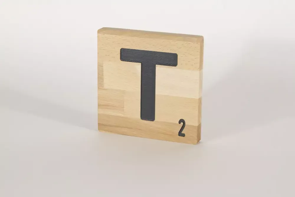 Holzbuchstaben Buchstabensteine Buche T