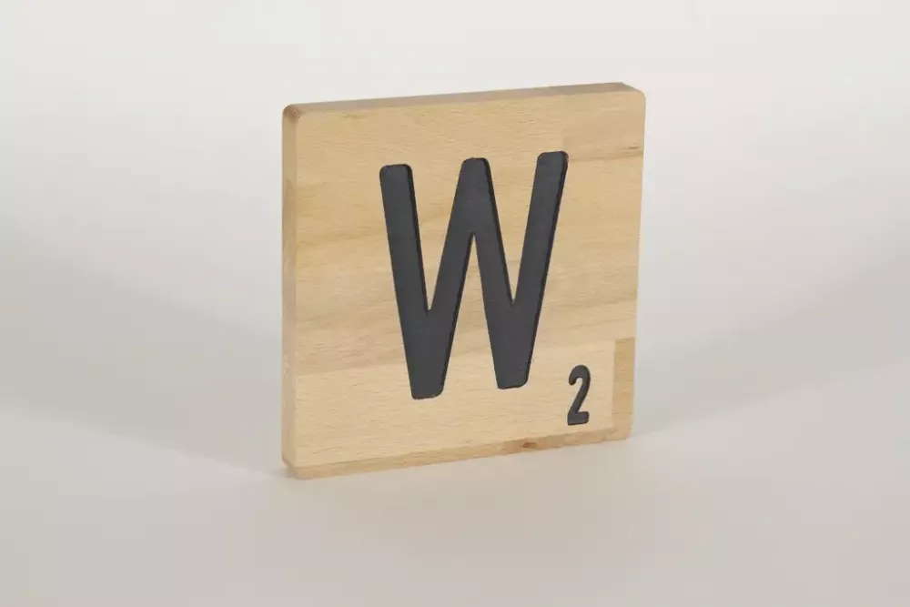 Holzbuchstaben Buchstabensteine Buche W
