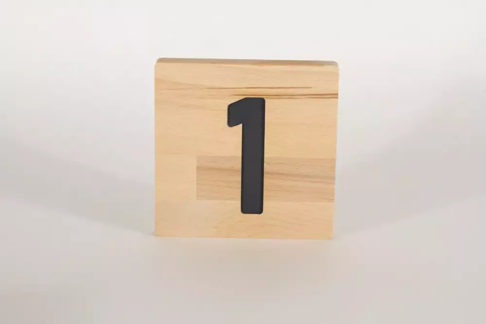 Holzbuchstaben Buchstabensteine Buche 1