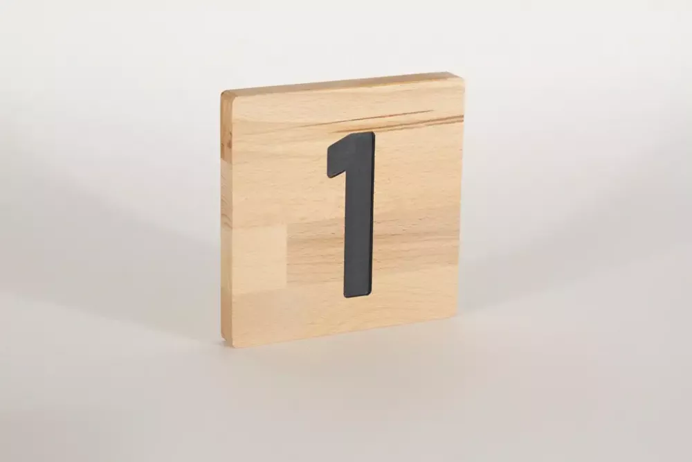 Holzbuchstaben Buchstabensteine Buche 1