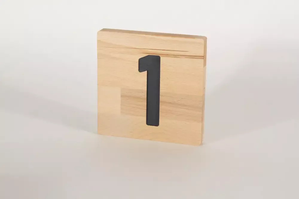 Holzbuchstaben Buchstabensteine Buche 1