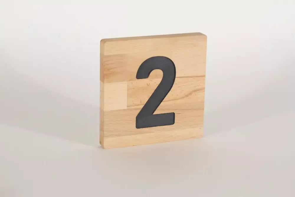 Holzbuchstaben Buchstabensteine Buche 2