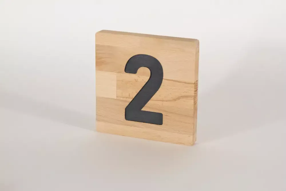 Holzbuchstaben Buchstabensteine Buche 2