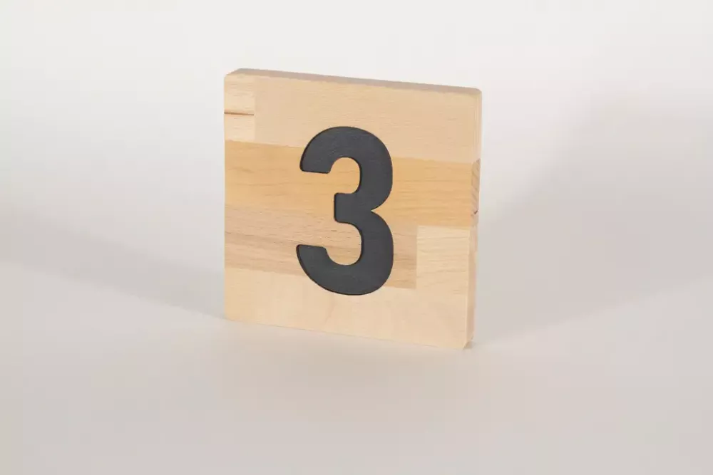 Holzbuchstaben Buchstabensteine Buche 3