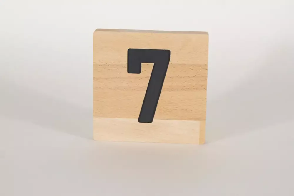Holzbuchstaben Buchstabensteine Buche 7