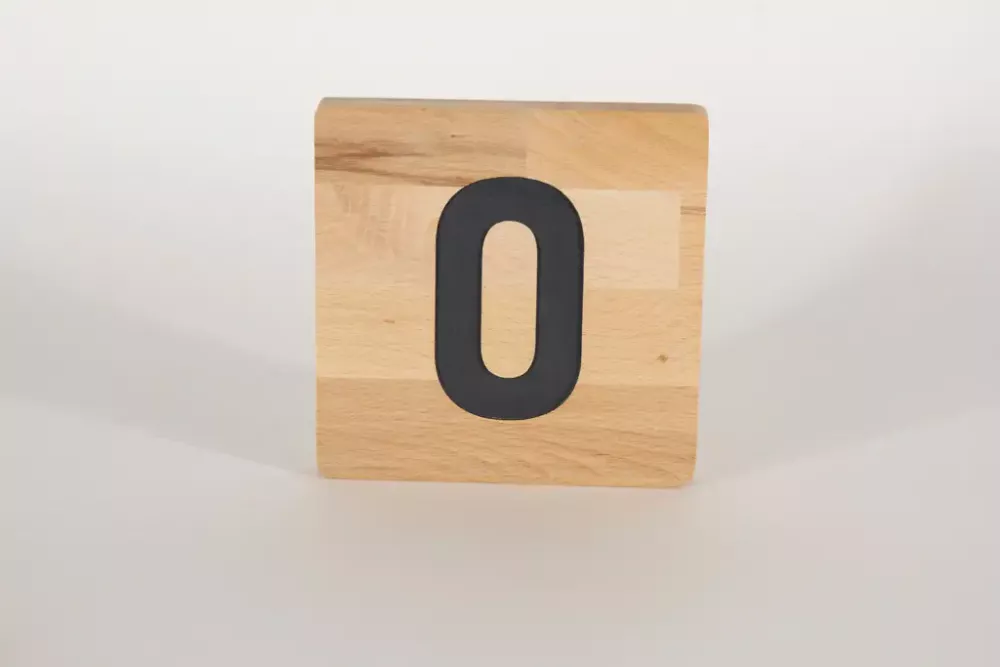 Holzbuchstaben Buchstabensteine Buche 0