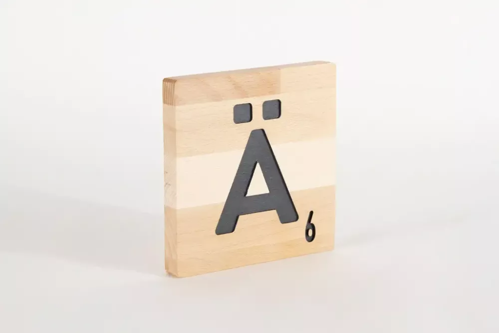 Holzbuchstaben Buchstabensteine Buche AE