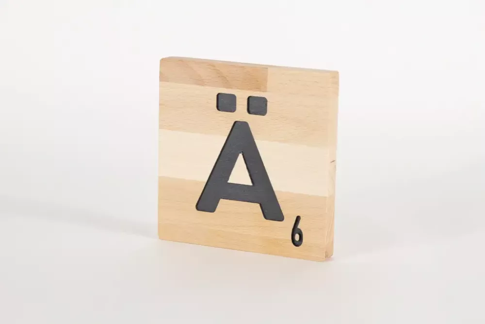Holzbuchstaben Buchstabensteine Buche AE
