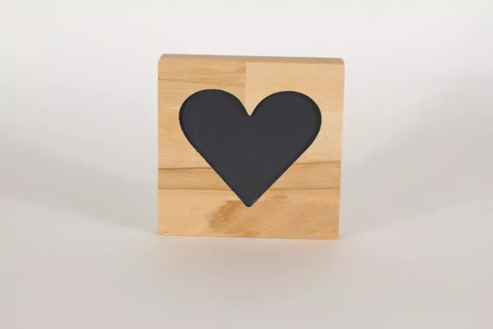 Holzbuchstaben Buchstabensteine Buche Herz
