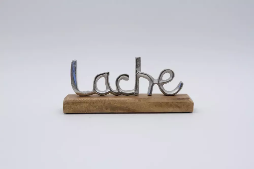 Schriftzug Lebe Liebe Lache 3er-Set