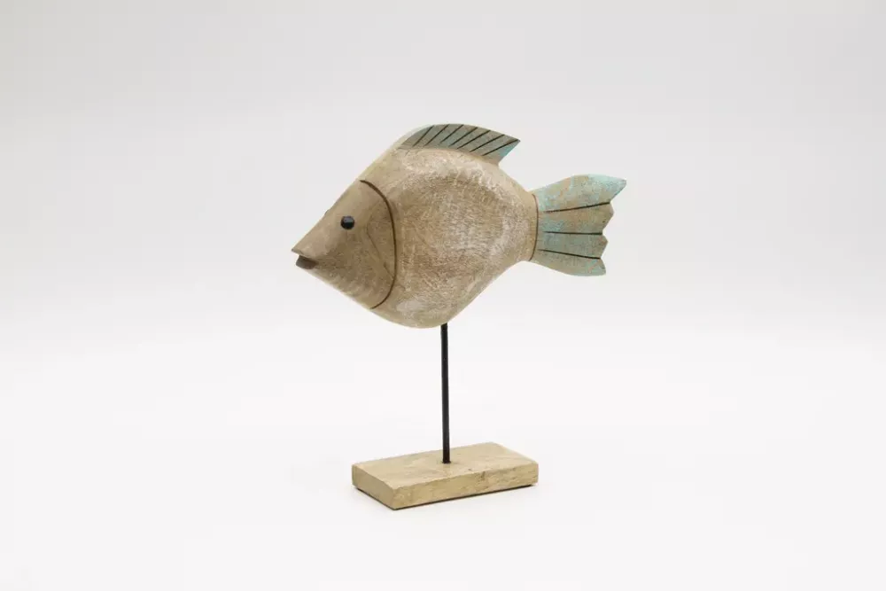 Fisch aus Holz – maritime Dekoration jetzt online bestellen