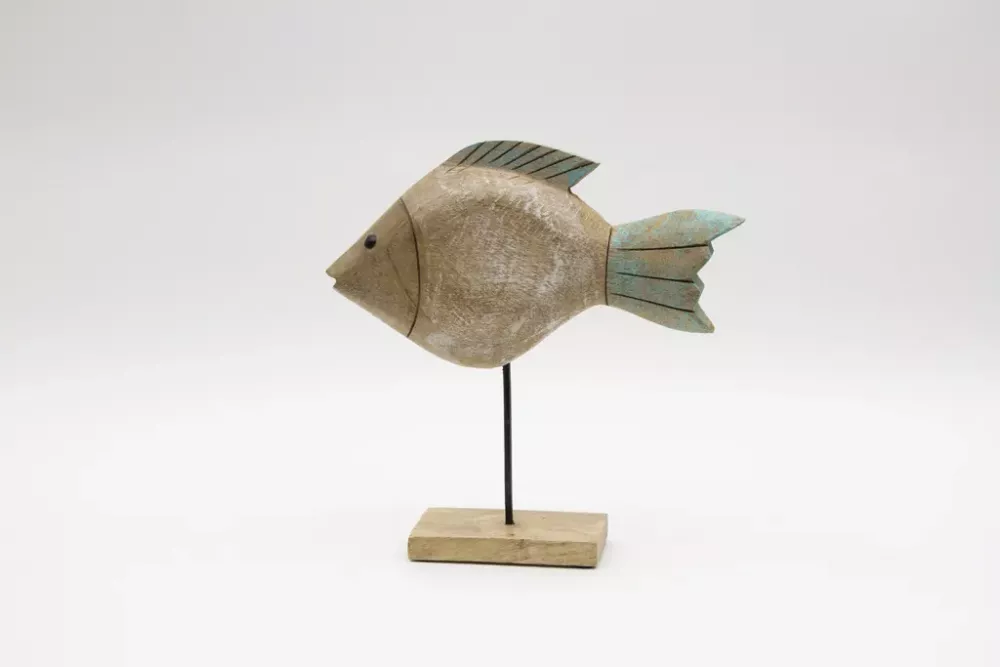 Fisch aus Holz – maritime Dekoration jetzt online bestellen