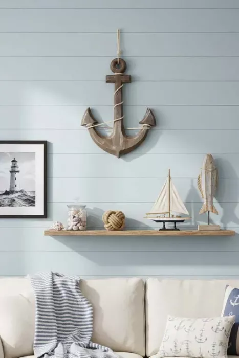 Anker aus braunem Holz – maritime Deko jetzt online bestellen
