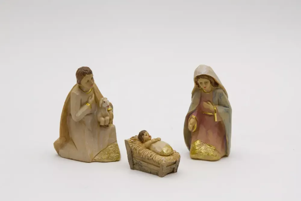 Krippenset aus Polyresin 10er-Set