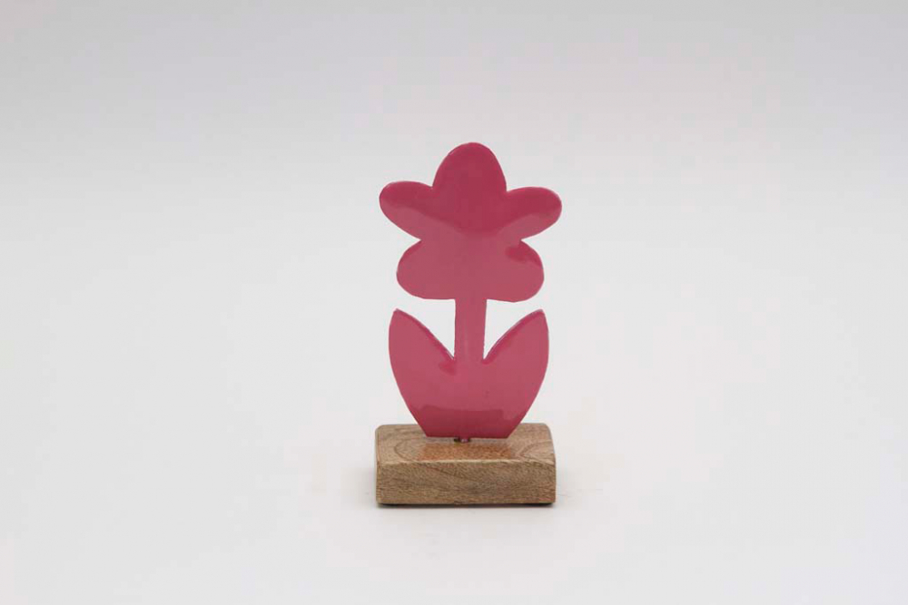 Moderne Holzblumen Dekofigur für Frühling jetzt bestellen