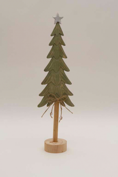 Weihnachtsbaum Figur aus Holz im natürlichen Design – jetzt entdecken